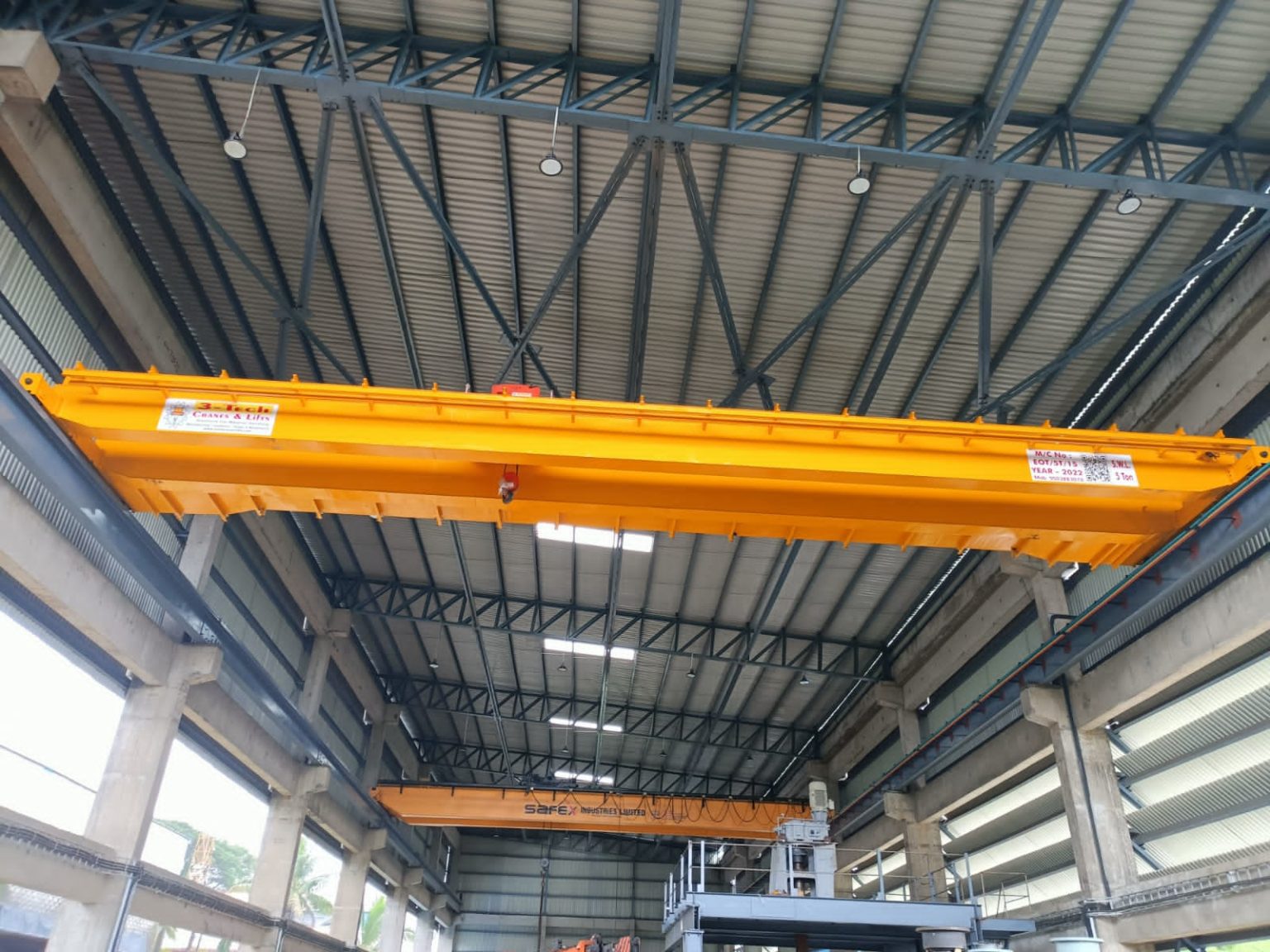 Double Girder EOT Crane 3Tech Cranes & Lifts